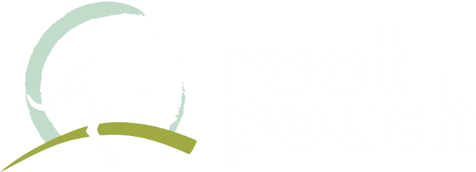 Logo de la marque de pots géotextiles Root Pouch