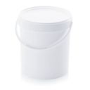 [SCB2.6] SEAU + COUVERCLE BLANC + avec anse (2.6L)