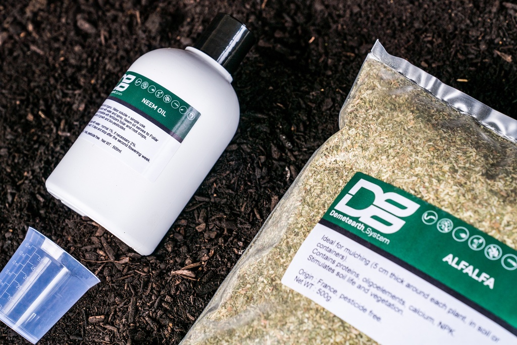 PACK COMPLEMENT NEEM + ALFALFA :  Demetearth System