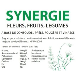 Synergie : Consoude, Prêle, Fougère, Vinasse de betterave